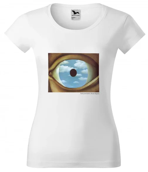 Bluzka damska Fałszywe lustro René Magritte