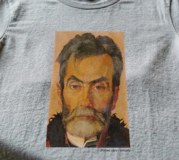 Koszulka z nadrukiem Portret ojca Witkacy