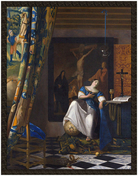 Naszywka Alegoria wiary Jan Vermeer