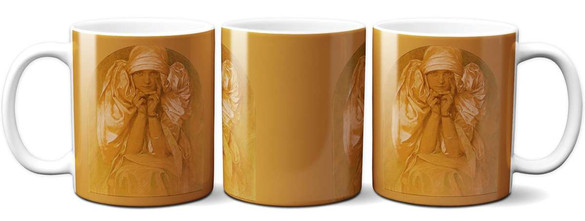 Kubek Portret córki Artysty – Jarosławy Alfons Mucha