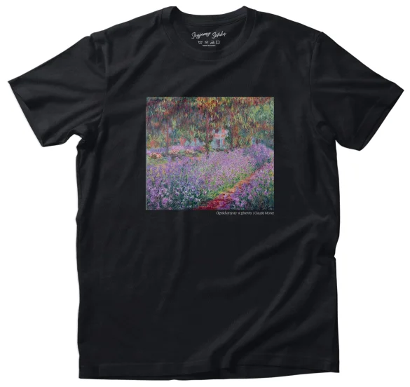 Koszulka z nadrukiem Ogród artysty w giverny Claude Monet