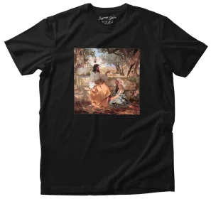 Koszulka z naszywką Chrystus w domu Marii i Marty Henryk Siemiradzki