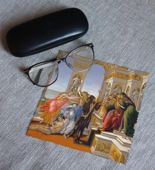 Ściereczka do okularów Oszczerstwo według Apellesa Sandro Botticelli