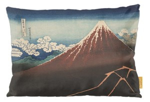 Poduszka Ulewa pod szczytem Katsushika Hokusai