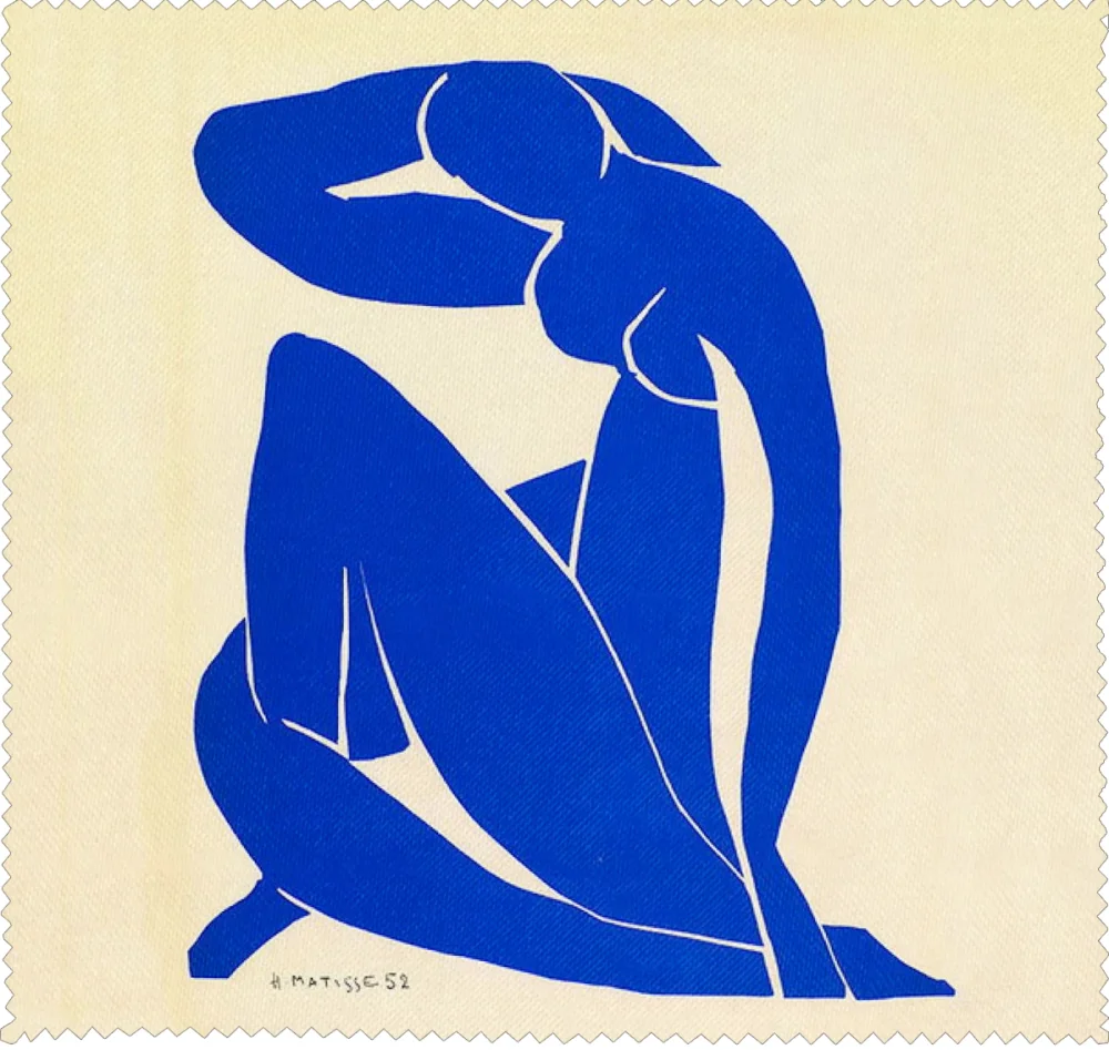 Ściereczka do okularów Niebieski akt Henri Matisse