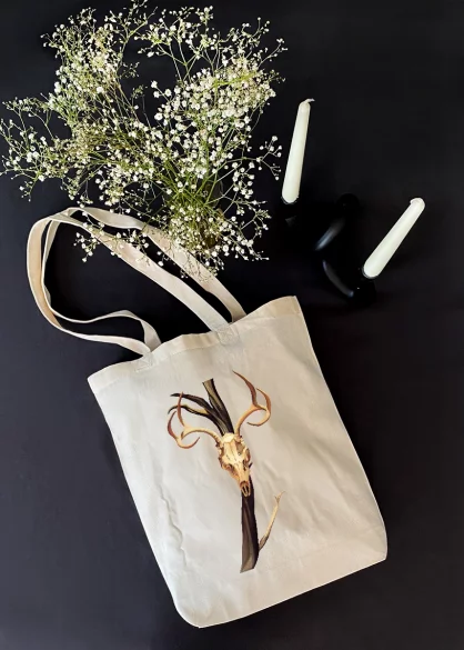 Torba bawełniana Czaszka jelenia Georgia O’Keeffe