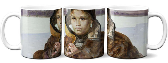 Kubek Modląca się dziewczynka Jacek Malczewski