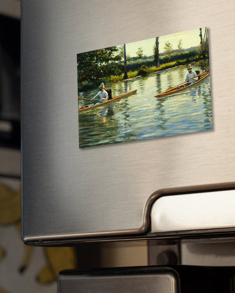 Magnes Rejs łodzią na rzece Yerres Gustave Caillebotte