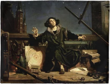Podkładka na stół Astronom Kopernik, czyli rozmowa z Bogiem Jan Matejko