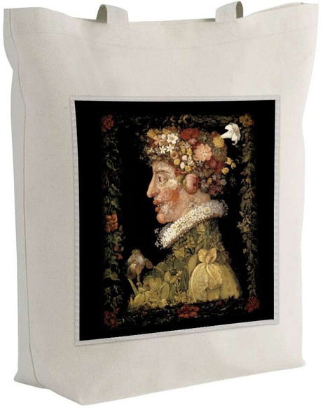 Torba z naszywką Wiosna Giuseppe Arcimboldo