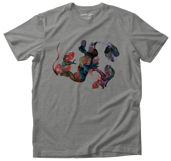 Koszulka Kompozycja fantastyczna, Wizja z maskami Witkacy