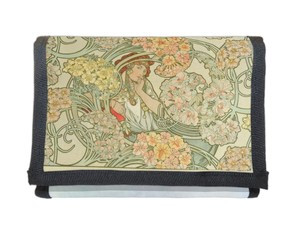 Portfel Byzantine – projekt tkaniny Alfons Mucha
