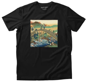 Koszulka z naszywką Ariwara no Narihira Katsushika Hokusai