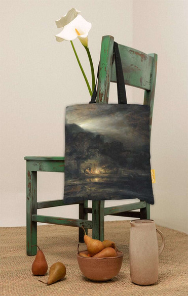 Torba na ramię Krajobraz z odpoczynkiem podczas Ucieczki do Egiptu Rembrandt