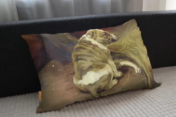 Poduszka Daj psu kość William Henry Hamilton Trood