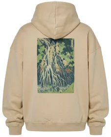 Bluza oversize Wodospad Kirifuri na górze Kurokami w prowincji Shimotsuke Katsushika Hokusai