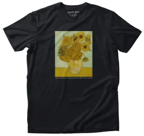 Koszulka z nadrukiem Martwa natura: wazon z piętnastoma słonecznikami Vincent Van Gogh