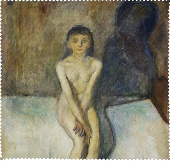 Ściereczka do okularów Puberty (Dojrzewanie) Edvard Munch