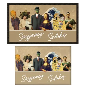 Zestaw prezentowy Szyjemy Sztukę naszywka + magnes