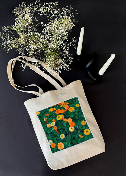 Torba z naszywką Marigolds Koloman Moser