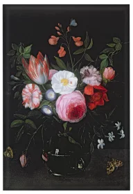 Magnes Wiosenne kwiaty w szklanym wazonie Jan van Kessel (starszy)