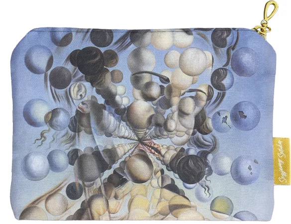 Kosmetyczka mini Galatea sfer niebieskich Salvador Dali