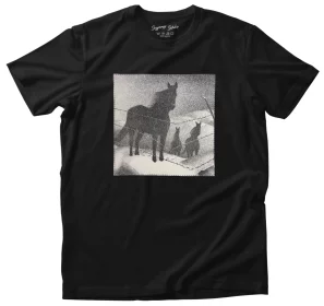 Koszulka z naszywką February Grant Wood