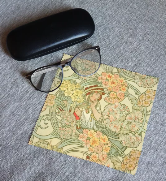 Ściereczka do okularów Langage des fleurs (Język kwiatów) Alfons Mucha