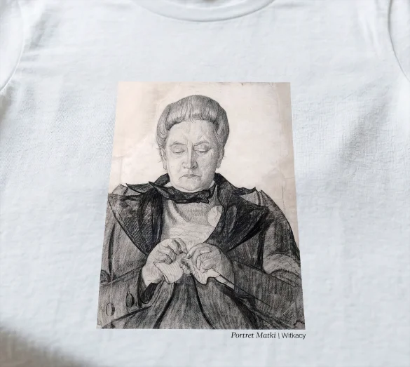 Koszulka z nadrukiem Portret Matki Witkacy