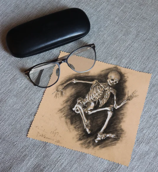 Ściereczka do okularów Studium szkieletu Władysław Podkowiński