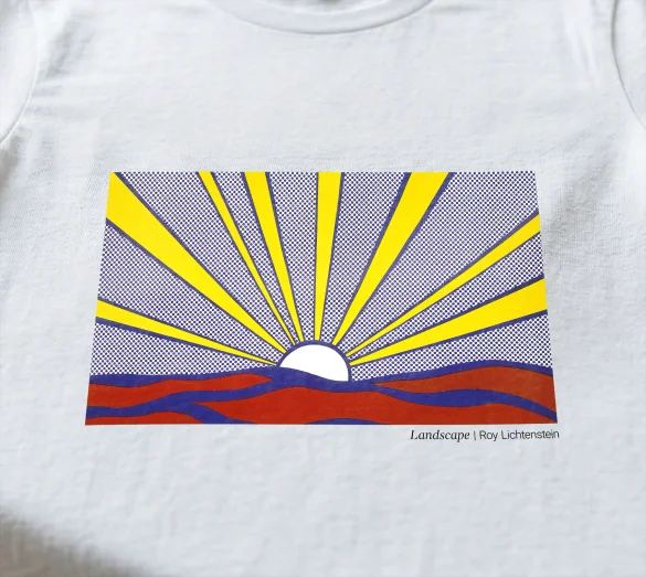 Koszulka z nadrukiem Landscape Roy Lichtenstein