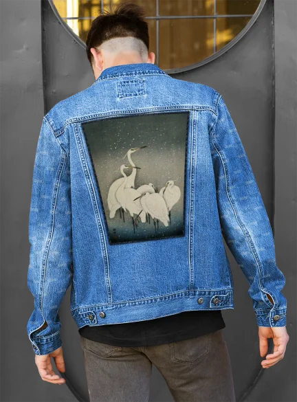 Ekran Grupa czapli Ohara Koson