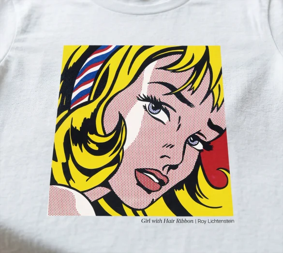 Koszulka z nadrukiem Girl with Hair Ribbon Roy Lichtenstein