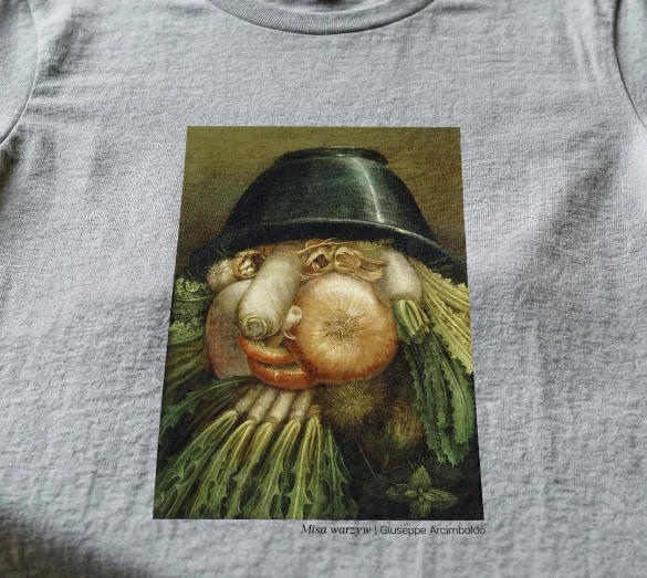 Koszulka z nadrukiem Misa warzyw Giuseppe Arcimboldo