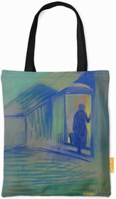 Torba na ramię Alte Frau beim Betreten von Schloss Pretzfeld (Stara kobieta wchodząca do zamku Pretzfeld) Curt Herrmann