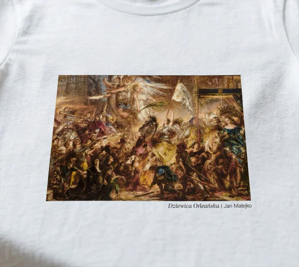 Koszulka z nadrukiem Dziewica Orleańska Jan Matejko