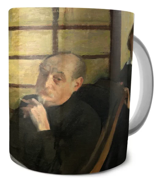 Kubek Henri Degas i jego siostrzenica Lucie Degas Edgar Degas