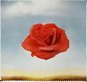 Ściereczka do okularów Róża medytacyjna Salvador Dali