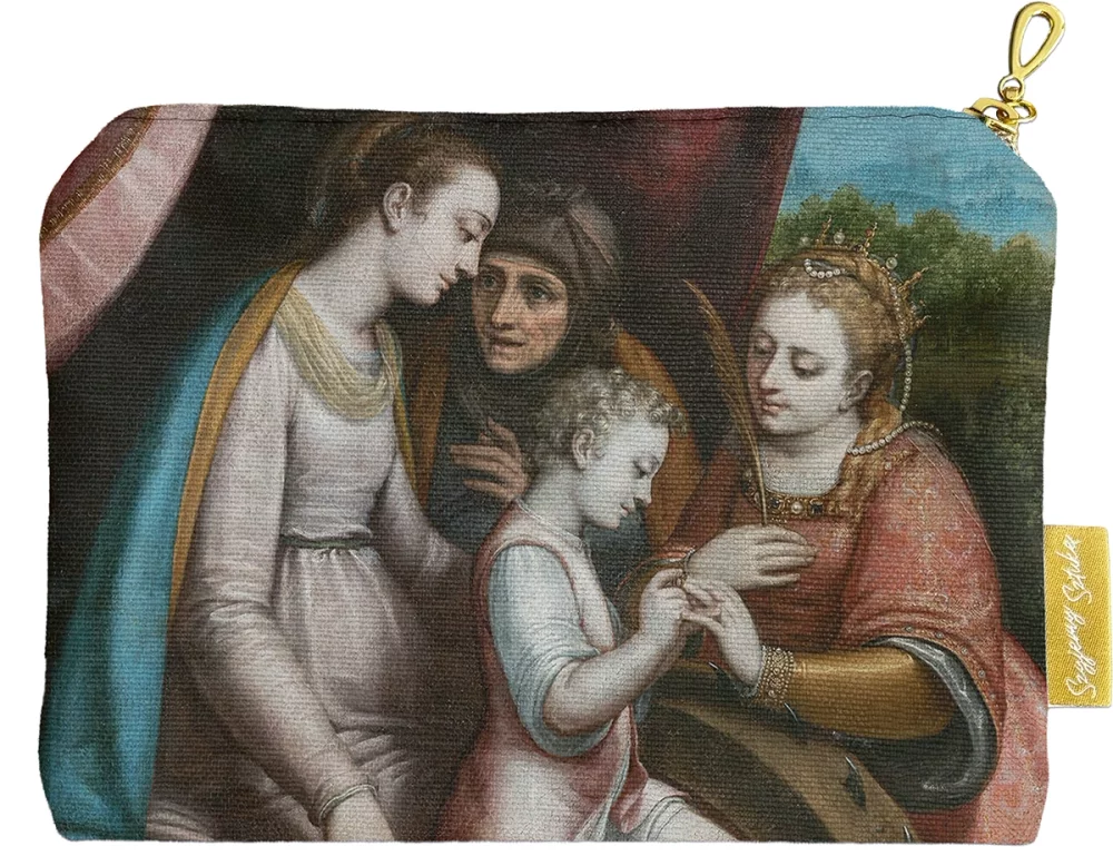 Kosmetyczka mini Mistyczne zaślubiny świętej Katarzyny Sofonisba Anguissola