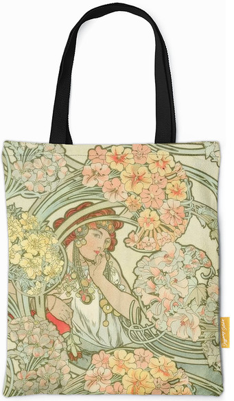 Torba na ramię Byzantine – projekt tkaniny Alfons Mucha