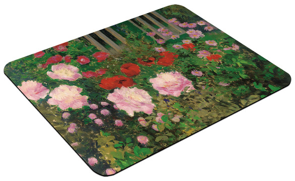Podkładka Kwitnące kwiaty na ogrodzeniu ogrodu Koloman Moser 60x40cm