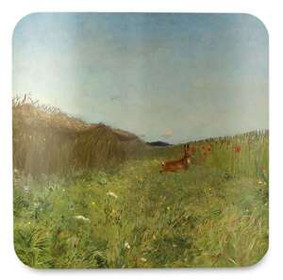 Podkładka pod kubek Zając wśród zboża Józef Chełmoński