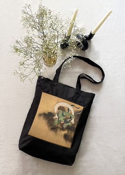 Torba z naszywką Bóg Wiatru Ogata Korin