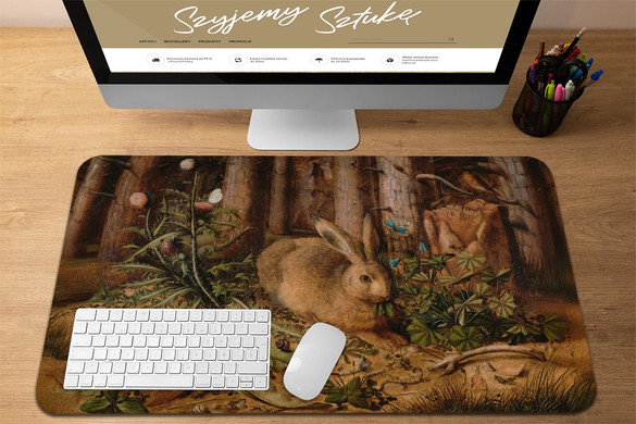 Podkładka Zając w lesie Hans Hoffmann 60x40cm