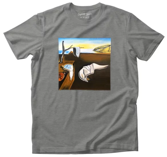 Koszulka z naszywką Trwałość pamięci Salvador Dali