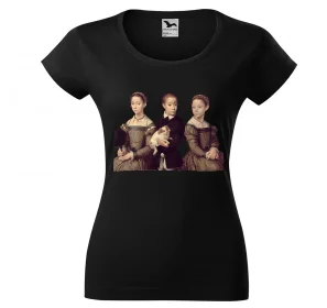 Bluzka damska Troje dzieci z psem Sofonisba Anguissola