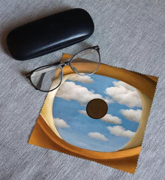 Ściereczka do okularów Fałszywe lustro René Magritte