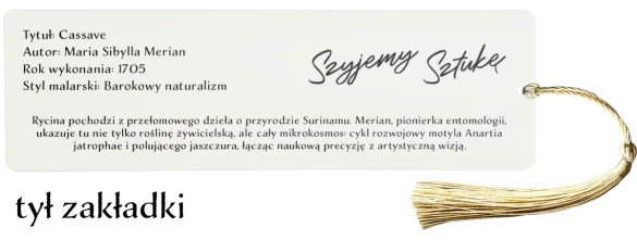 Zakładka do książki Cassave Maria Sibylla Merian