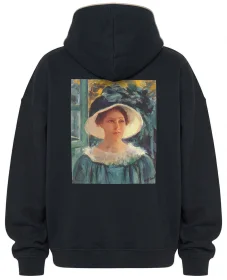 Bluza oversize Młoda kobieta w ogrodzie Mary Cassatt