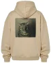 Bluza oversize Studium głowy kota tabby Louis Wain